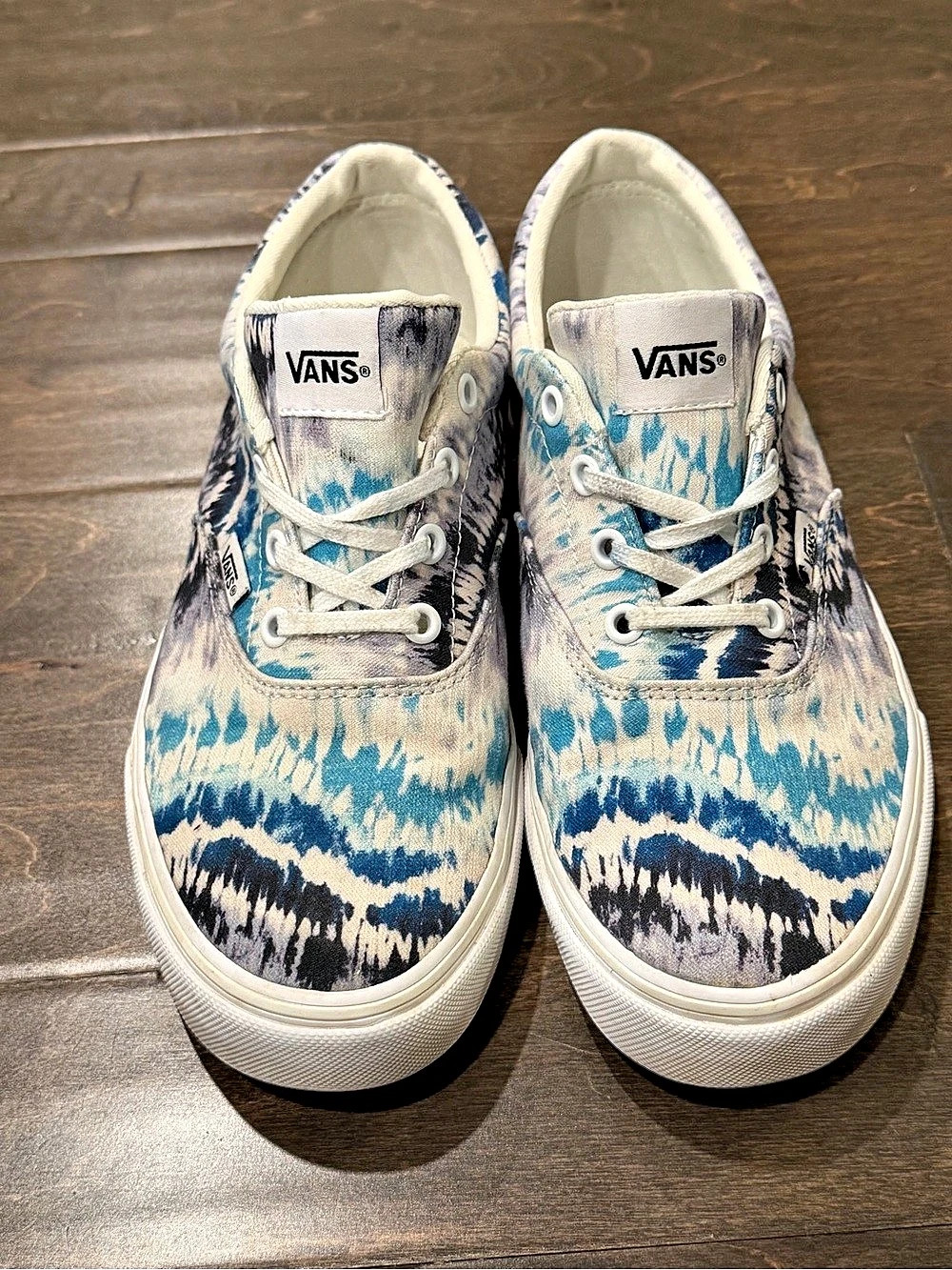 Vans Authentic Tie-Dye Sneakers Blue & White US 9.5